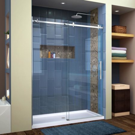 Master Bath Walk-in Shower (1 Glass door)